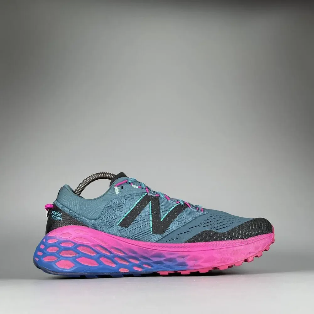 New Balance Fresh Foam More Trail V1 Women's 10.5 Blue Pink Running Shoe Sneaker
